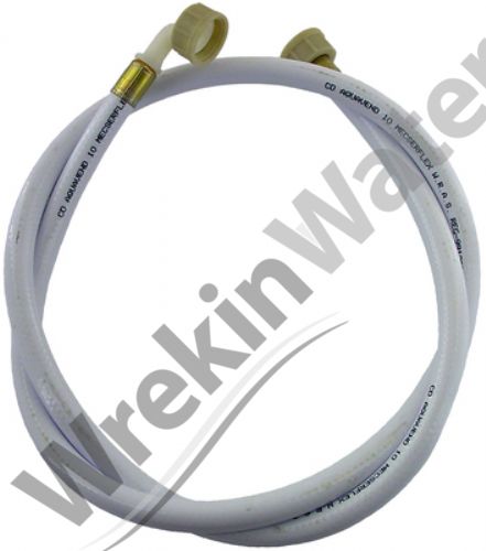 H147 10mm Bore Aquavend Inlet/Outlet Hoses 1.0m with 3/4in BSP Connections (Sold in Pairs) Hytrel ® Lined